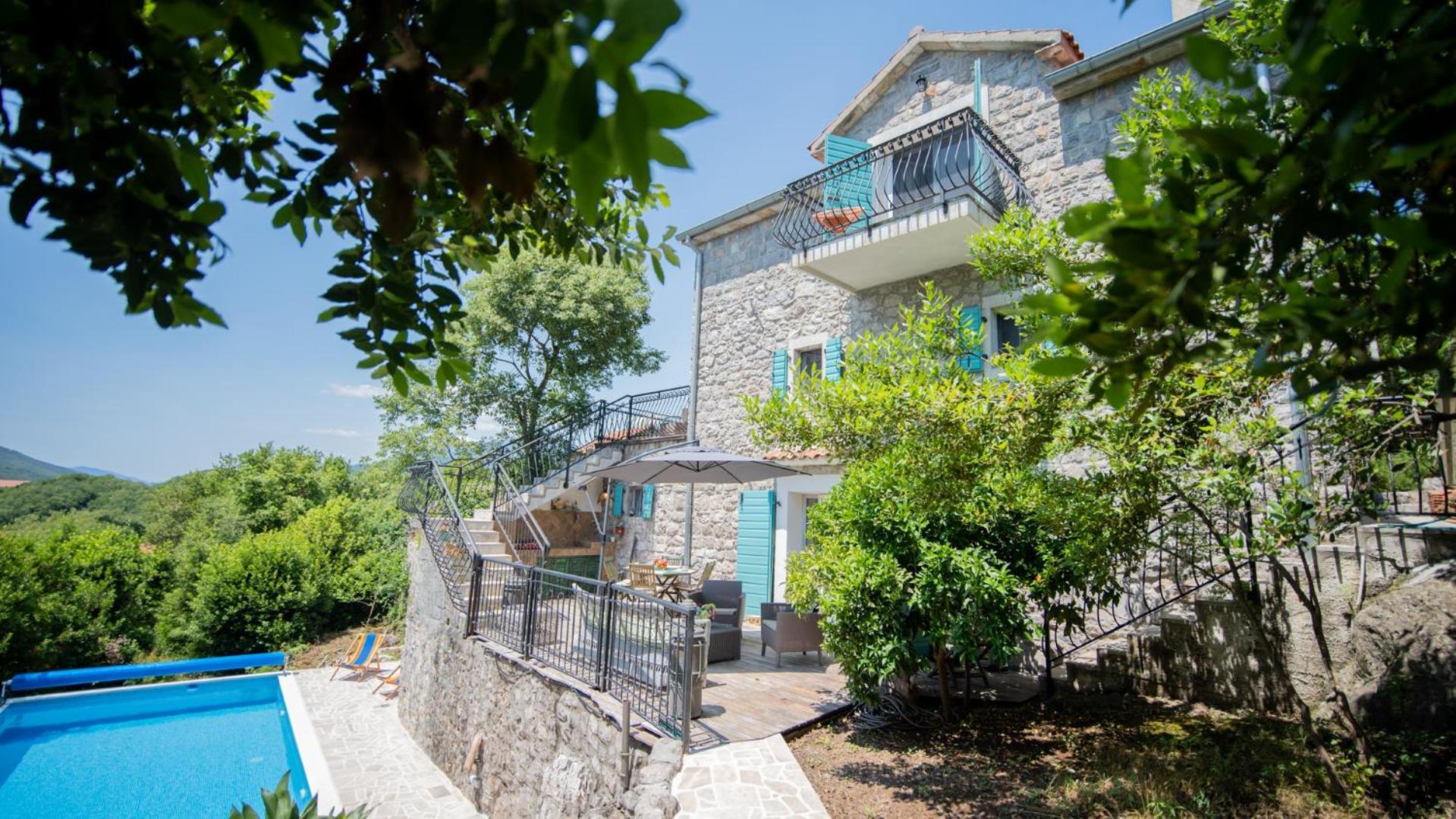 Villa Toscana With A Pool Tivat Eksteriør bilde